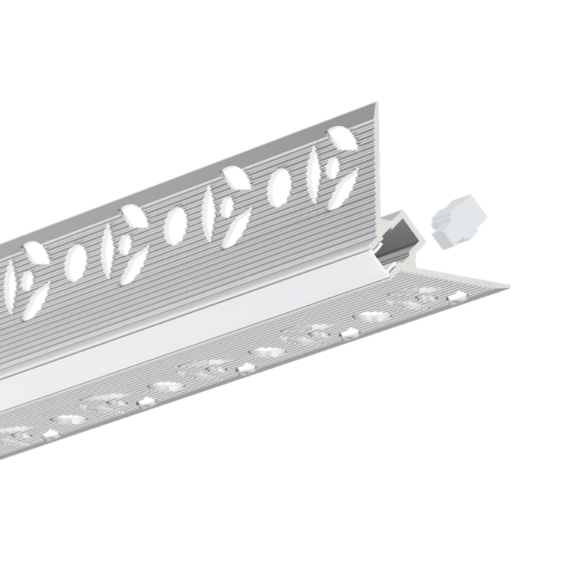 Mud In LED Outside Corner Moulding For 5mm Strip Light Mud In LED Outside Corner Moulding For 5mm Strip Light